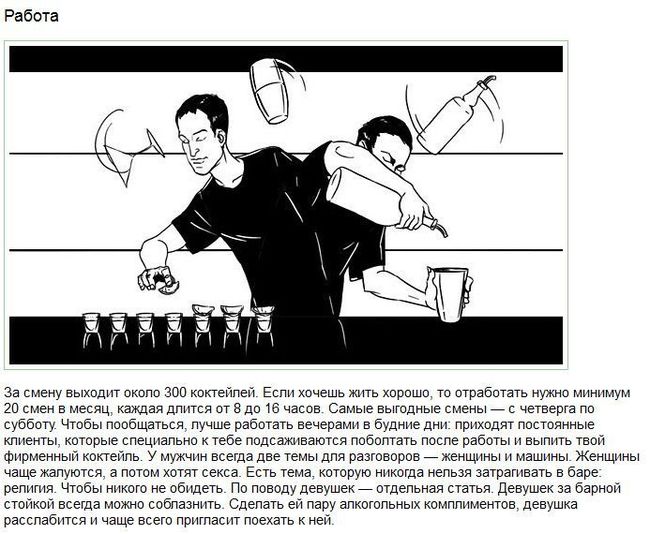 Закулисье работы бармена - Работа, Бармен, Закулисье, Из сети, Длиннопост