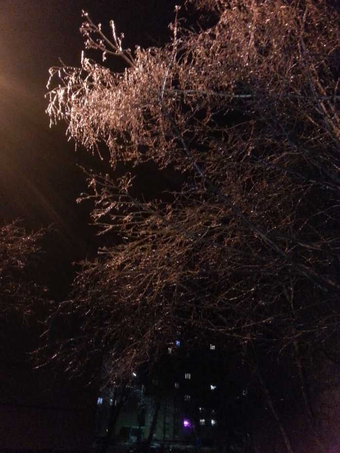 Freezing rain in Cheboksary - My, Ice, Freezing rain, Injury, Cheboksary, School, Weather, Longpost