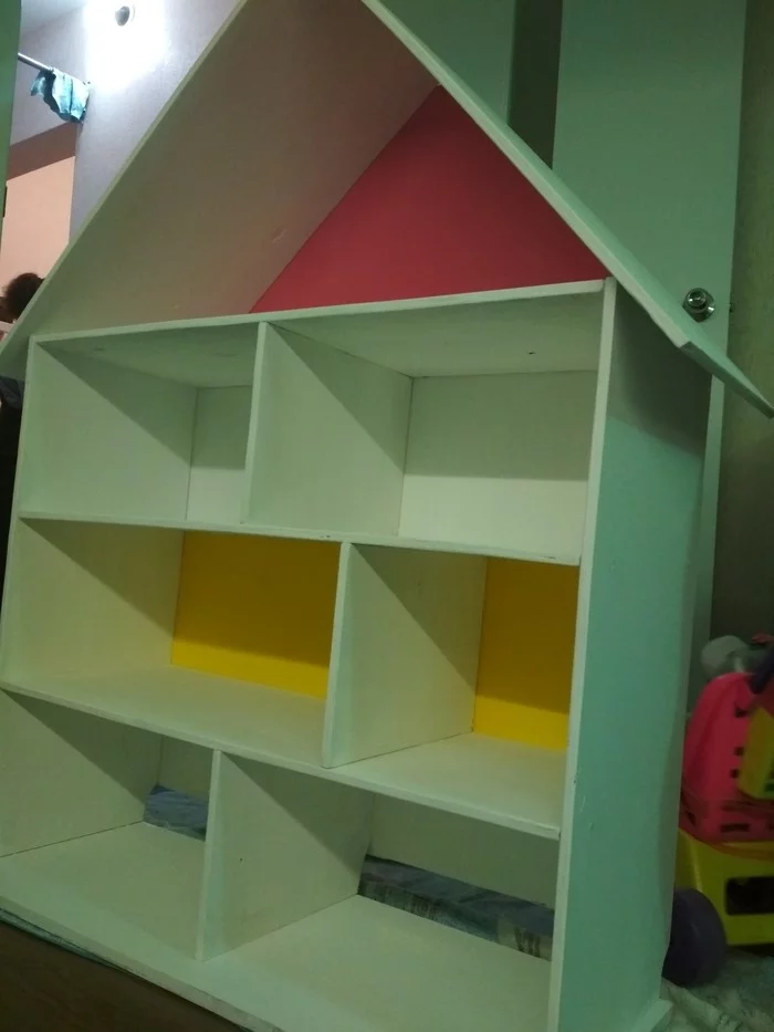 Doll house - My, Dad can, With your own hands, Furniture, Dollhouse, Building, Longpost, Father