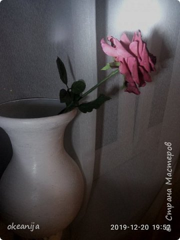 Rose - My, the Rose, Flowers, Interior, Presents, Handmade, Longpost, Polymer clay