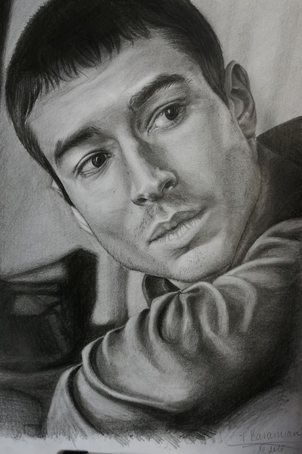 Ezra Miller - My, Pencil drawing, Portrait, Drawing, Ezra Miller, Portrait by photo, Fantastic Beasts, Fantastic Beasts and Where to Find Them