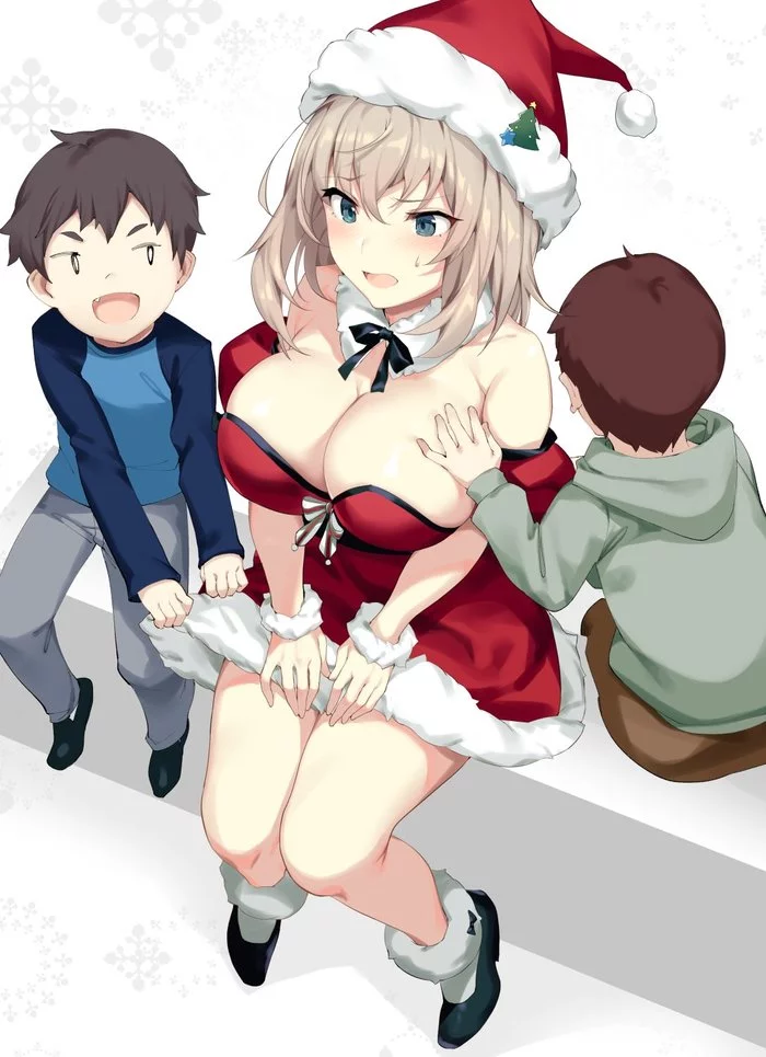 Art - NSFW, Girls und panzer, Itsumi Erika, Anime art, Art, Children, Christmas
