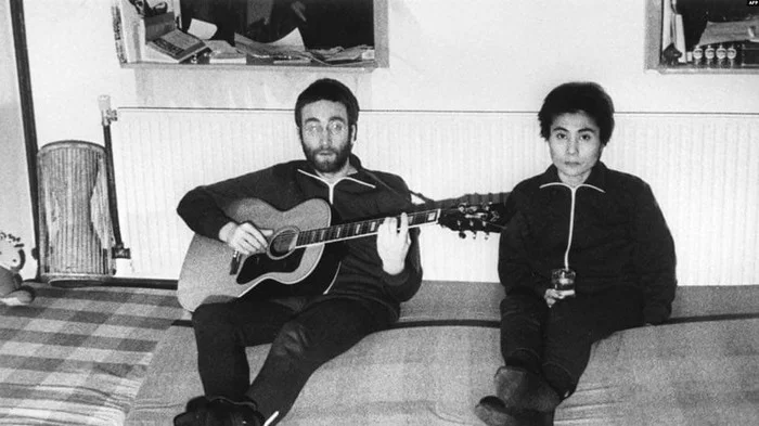 Shevchuk and Zemfira - Yuri Shevchuk, Zemfira, Images, Old photo, John Lennon, Yoko Ono