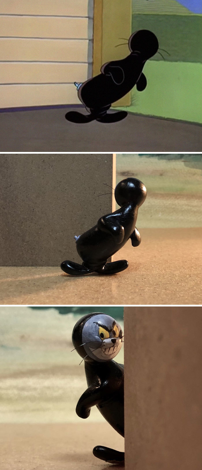 Reply to the post “Recent works by a Japanese artist who turns the most unfortunate moments of Tom and Jerry into sculptures” - Figurines, Tom and Jerry, Cartoons, Sculpture, Artist, Gypsum, Want to know everything, Reply to post, Longpost, Inouetable