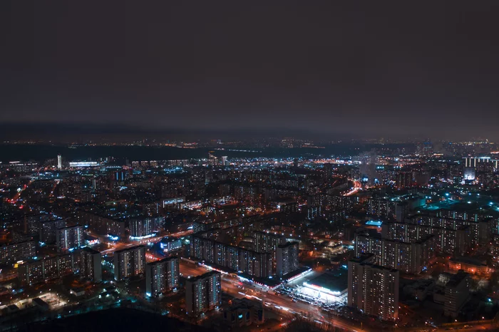 North-East of Moscow from 300 meters - My, North-East Administrative District, Medvedkovo, Ostankino, VDNKh