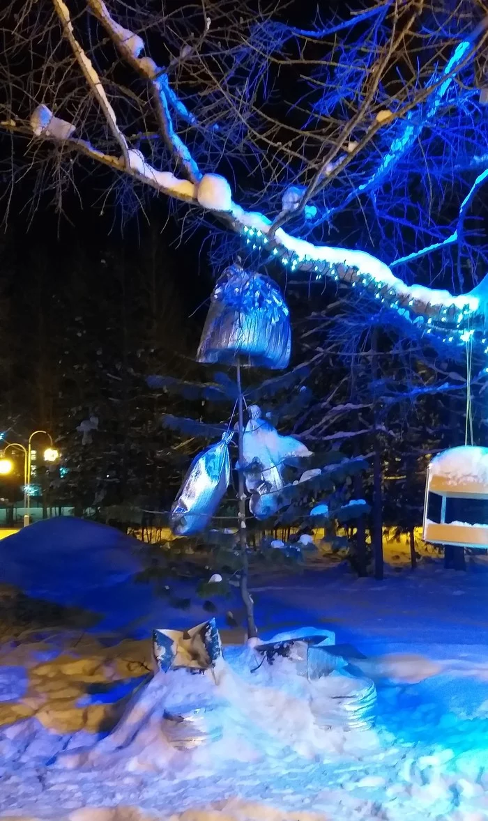 New Year's crap - My, Kripota, snowman, New Year, Longpost