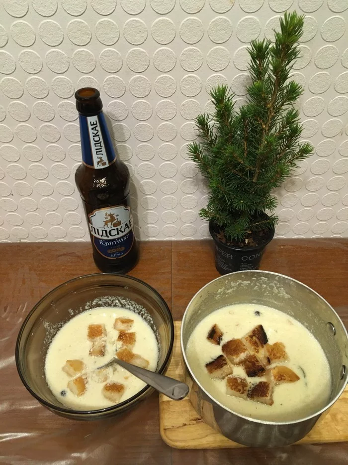 Reply to the post “Yolebrod - beer soup” - My, Beer, Soup, Norway, Beer soup, Milk, Food, Reply to post