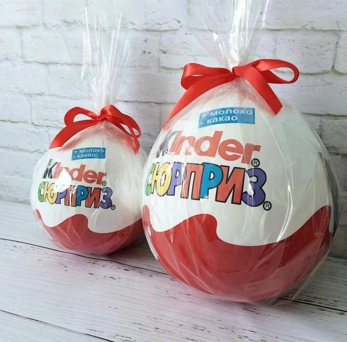 Big Kinder Surprise - My, With your own hands, Presents, Longpost, Needlework with process, Kinder Surprise