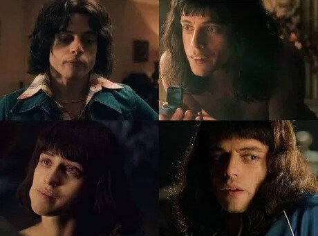 Rami Malek as Freddie Mercury, Bohemian Rhapsody (2018) - Rami Malek, Bohemian Rhapsody, Yennefer, Anya Chalotra