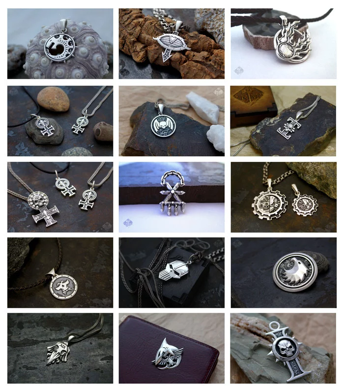 Traditional summing up of the year in our workshop - My, Wh other, Creation, Silver, Warhammer 40k, Warhammer-Crafts, Ring, Pendant, Icon, Longpost