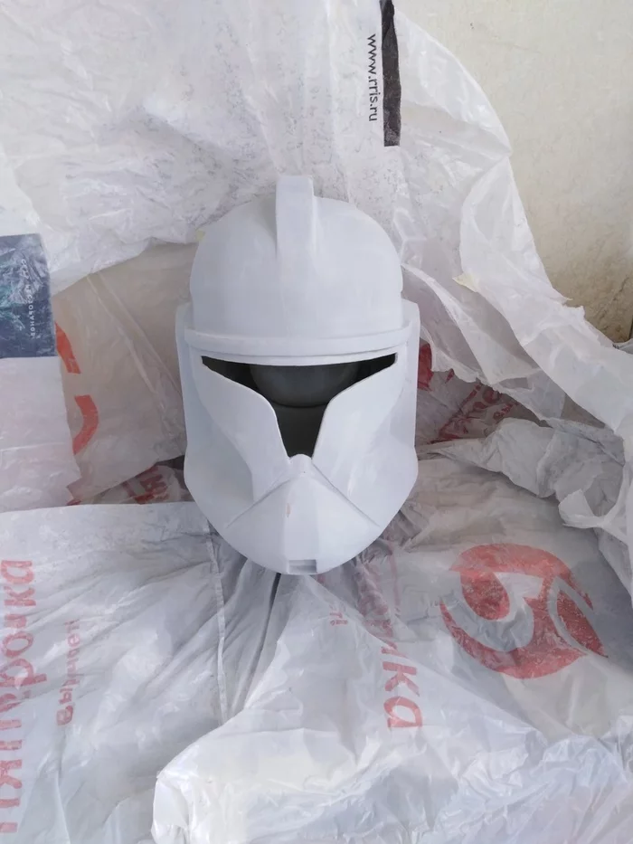 Making a Star Wars helmet.Star Wars - My, Needlework with process, Modeling, Clones, Helmet, Star Wars, Longpost