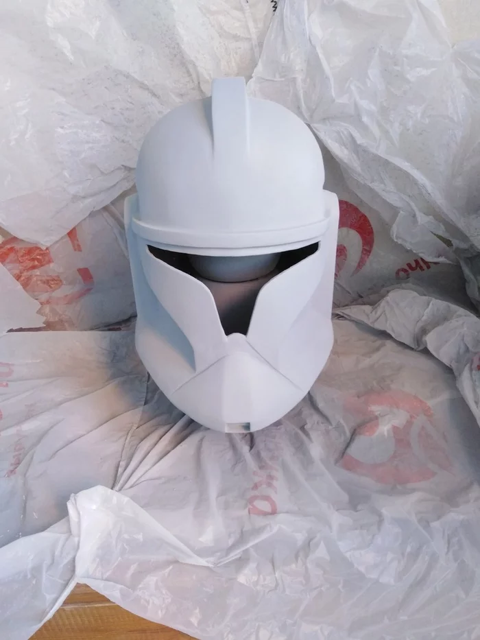 Making a Star Wars helmet.Star Wars - My, Needlework with process, Modeling, Clones, Helmet, Star Wars, Longpost
