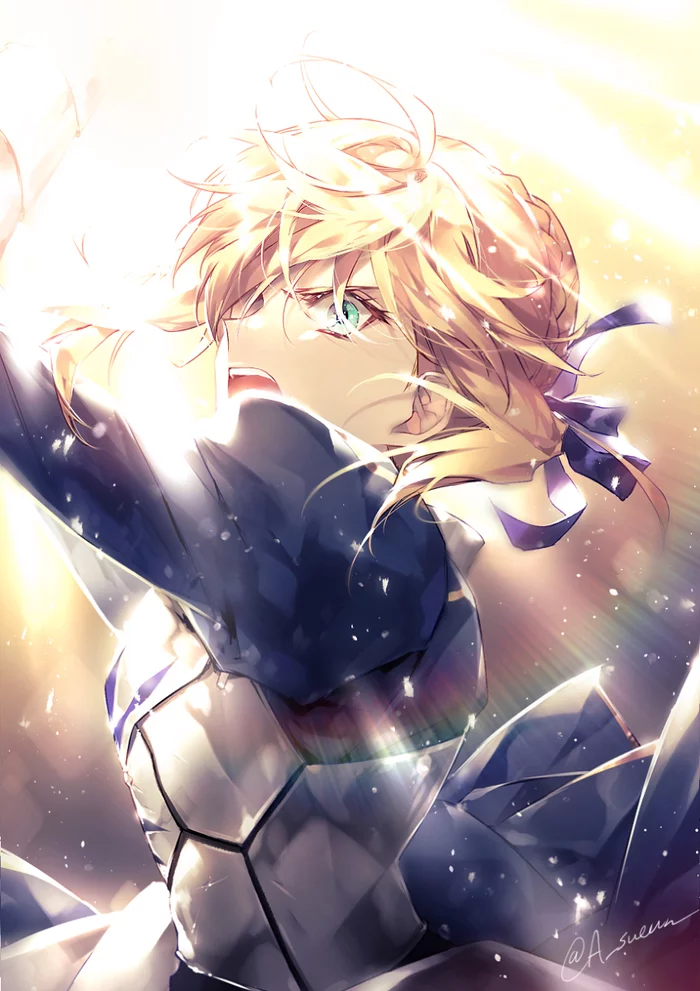 Artoria Pendragon - Anime, Art, Anime art, Fate, Fate-stay night, Fate Zero, Artoria pendragon, Sueun