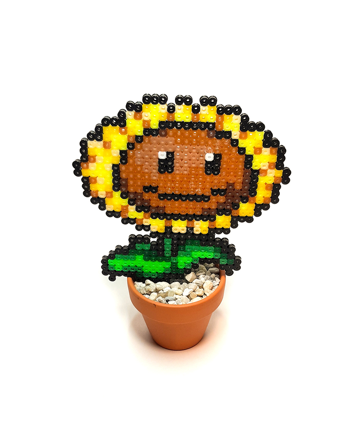  8-bit.  3 Plants vs Zombies,  , Pixel Art, 8 ,  , , ,  , 