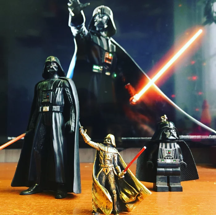 Meeting of the Fathers - My, Darth vader, Figurines, Star Wars