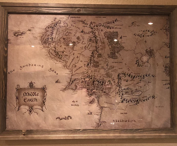 Present - My, Middle earth map, Presents, Wife