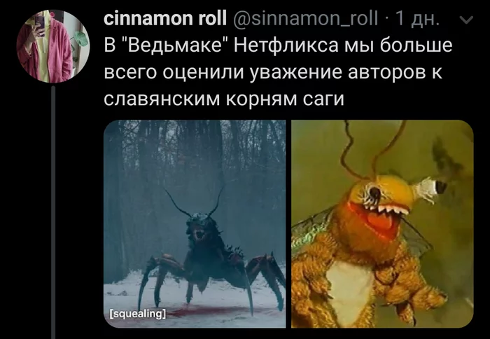 Preserving Slavic flavor in the series The Witcher - Twitter, Screenshot, The Witcher series, Netflix, Fools village, Pun, Witcher