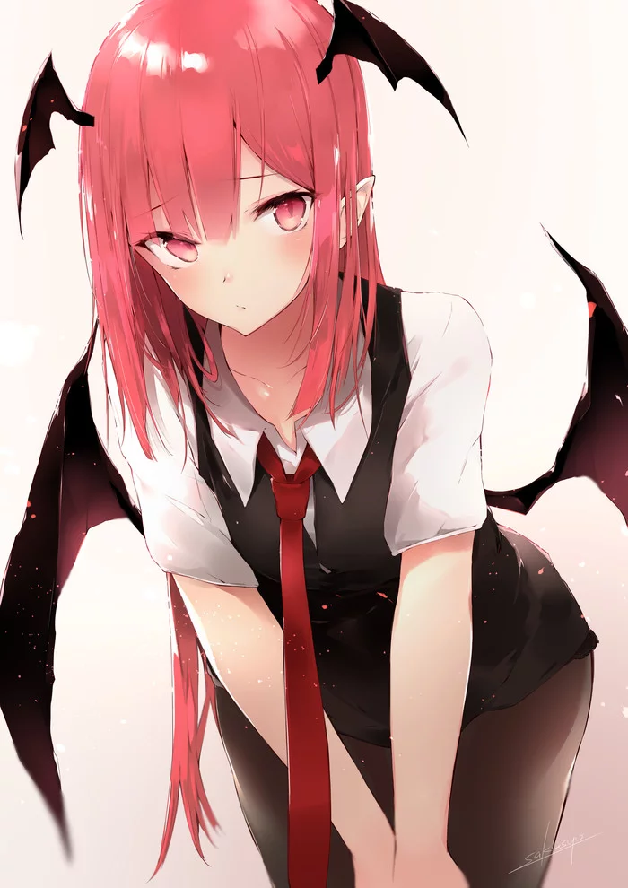 Koakuma - Touhou, Anime Art, Аниме, Koakuma, Sakusyo