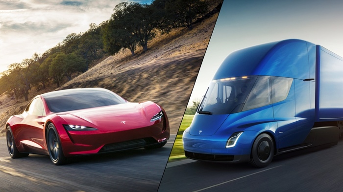 5 ,  Tesla     2020  Tesla, Tesla Roadster, , , Tesla Model y, Tesla Semi, Tesla Model S,  , 