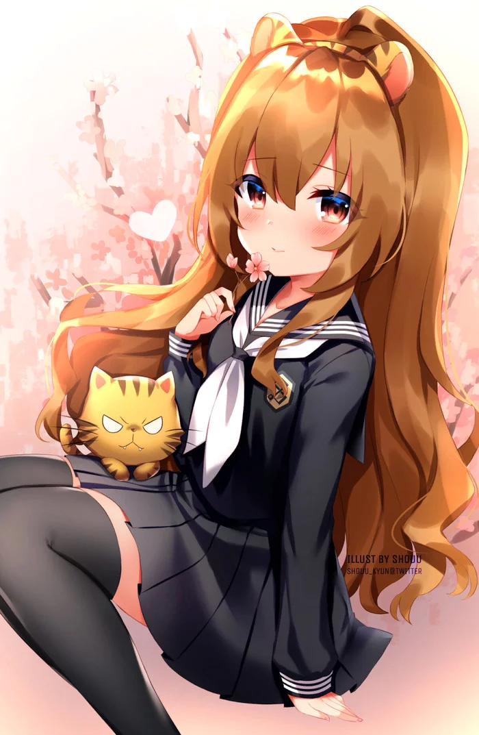 Taiga Aisaka - Toradora, Aisaka taiga, Anime art, Anime, Animal ears