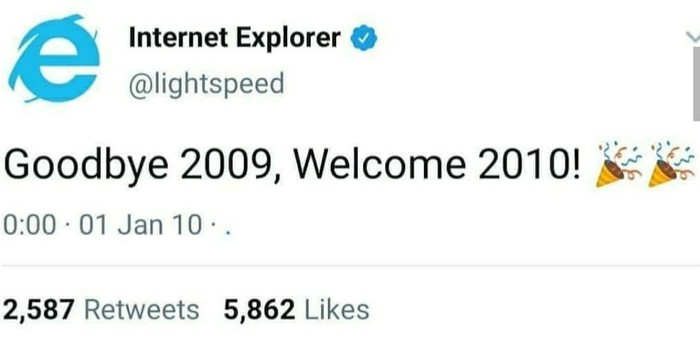 Classic - New Year, Internet Explorer, Computer