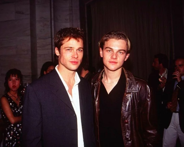 Brad and Leo. 1997 / 2020 - Brad Pitt, Leonardo DiCaprio, Actors and actresses, The photo, Celebrities, It Was-It Was