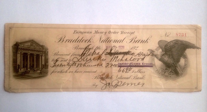 В США на заработки, или сколько мой дед заработал в 1928 году... История, Украина, Закарпатье, Работа, Банк, Зарплата, США, Заработок, Длиннопост