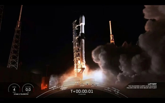 The launch of the Falcon 9 Block 5 launch vehicle with 60 Starlink-2 mission satellites was successful! - Spacex, Falcon 9, Starlink, Satellite, Space, Video, Longpost