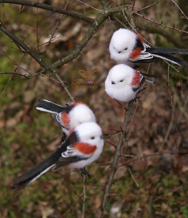 Opolovnichki. Dry felting from wool - My, Needlework without process, Dry felting, Author's toy, Needlework, Toys, Creation, Longpost