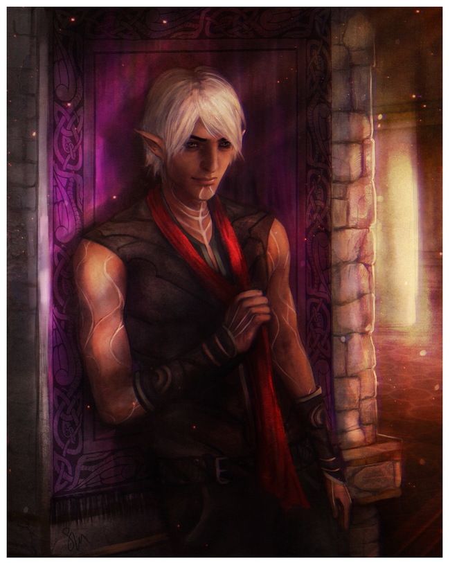 Da - Fenris - Dragon age 2, Fenris, Drawing