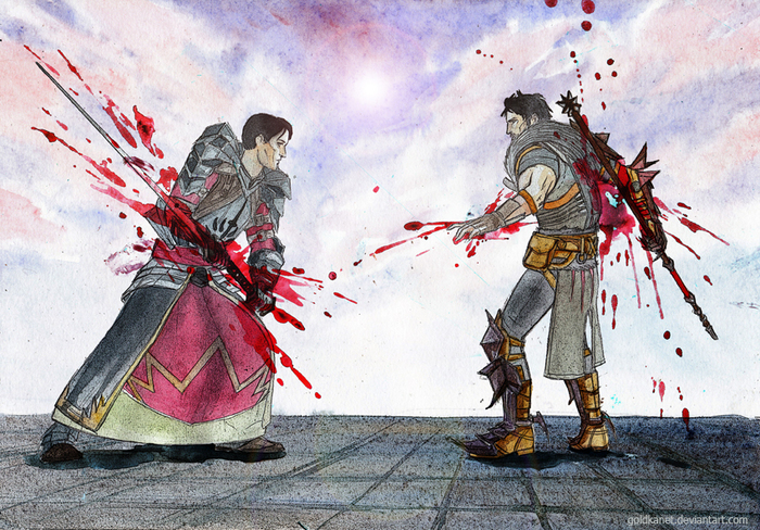 Carver vs. Hawke Dragon age II