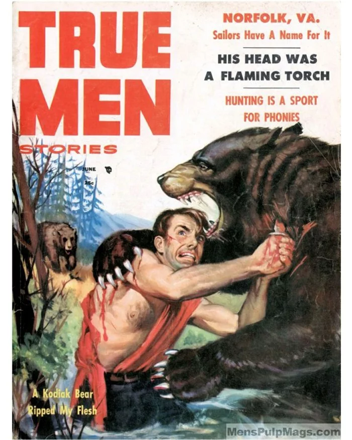Hands off the bears of Alaska - USA, Men's magazine