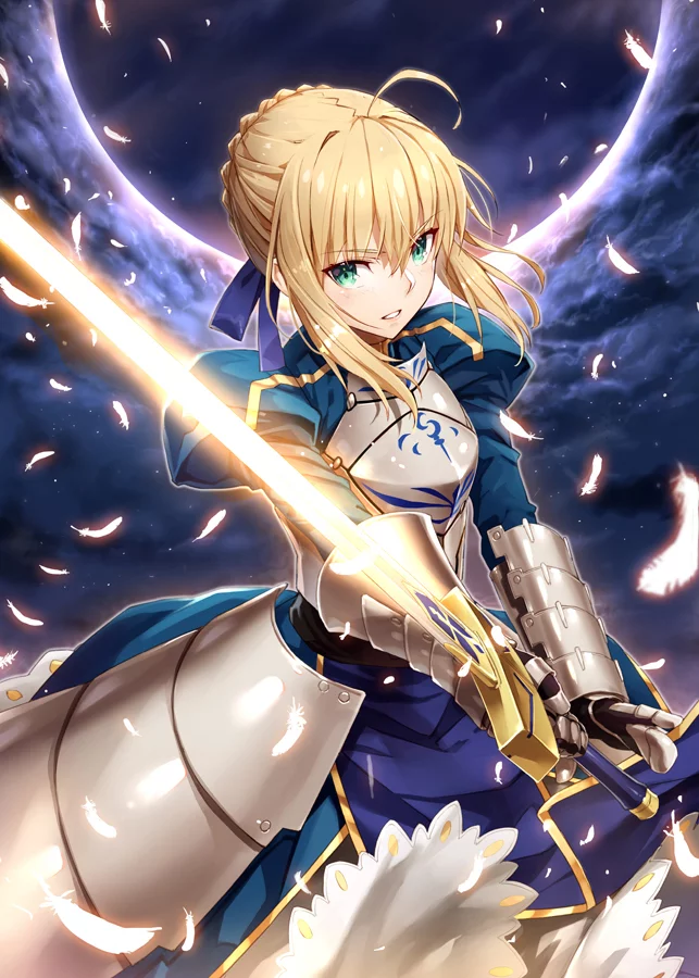 Saber - Anime, Anime art, Fate, Fate-stay night, Fate Zero, Artoria pendragon, Saber, Gabiran