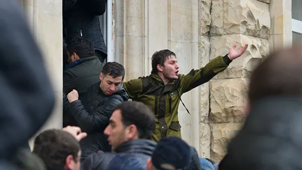 And again the color revolution? - Abkhazia, Protest, Indignation, Coup d'etat, Longpost, Politics