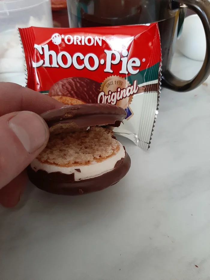 Here we go... - Choco pie, Sweets, Problem