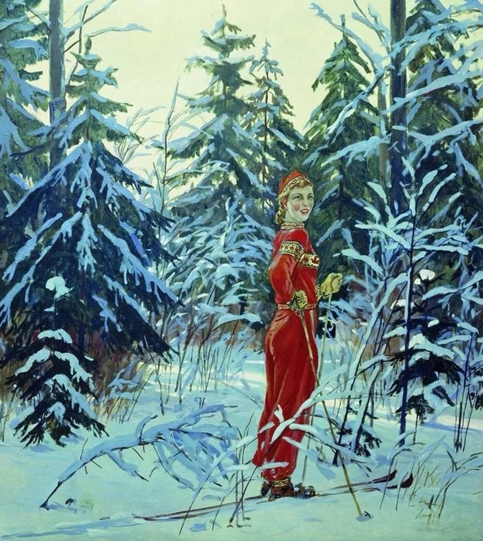 Snow Maiden - Alexander Deyneka, Snow Maiden