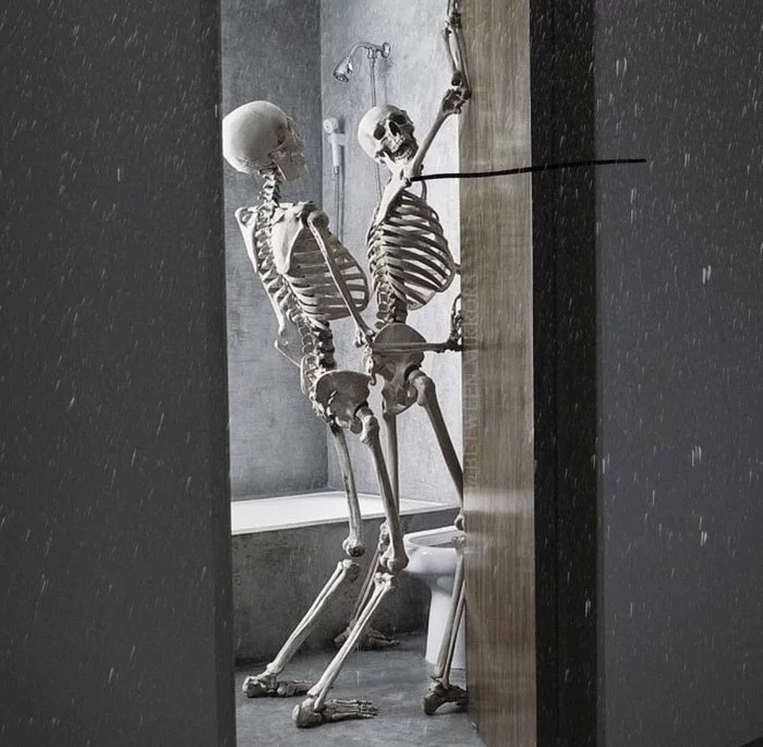 Modern Art - Art, Modern Art, Longpost, Skeleton, Sex