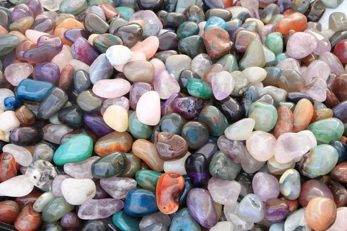 Where do the stones come from?) - My, Natural stones, Materials for needlework, Kemerovo, Search