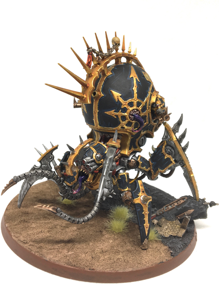 Первая миниатюра 2020 - паукан злобный, Чернолегионный