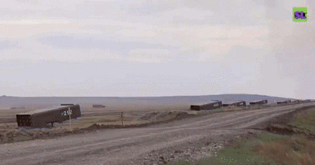 Volley of TOS - GIF, Tos, Volley, Solntsepek, Artillery, Military equipment