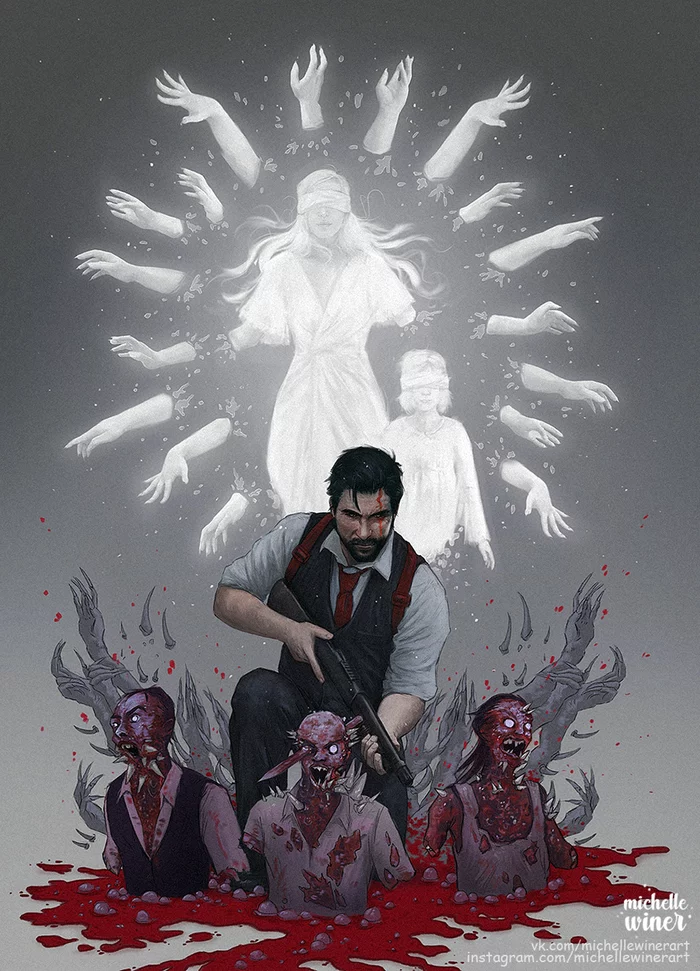 The Evil Within - My, Art, The Evil Within 2, The Evil Within, Game art, Fan art, Longpost