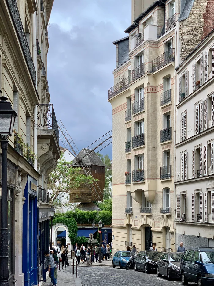 Le Moulin de la Galette - Моё, Франция, Париж, Мельница, Монмартр, Путешествия, Европа, Фотография