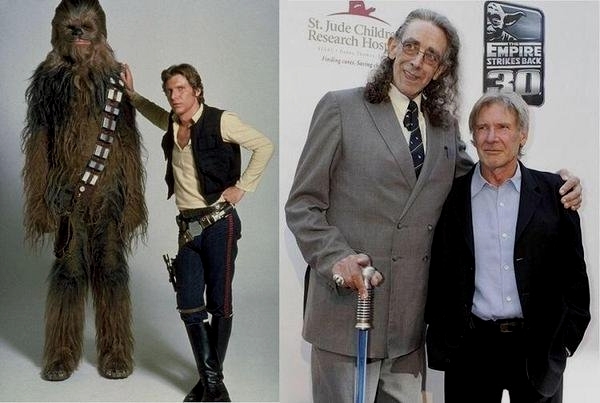 Chewbacca and Han Solo. 1980-2018 - The photo, Celebrities, Star Wars