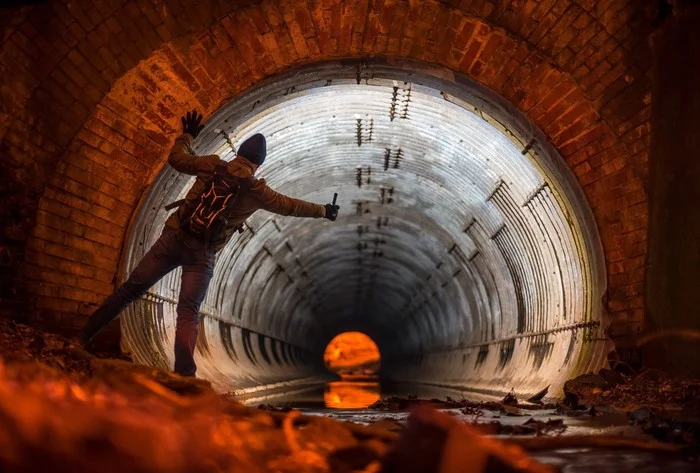 Let's look into the tunnel built in 1815 - My, Serpukhov, Nikon, Underground, Tunnel