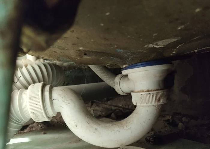 Bathroom drain - My, Plumbing, Bath