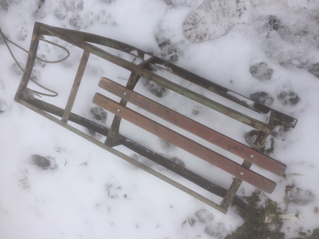 Restored the sled - My, Recovery, Repair, Sled, Longpost