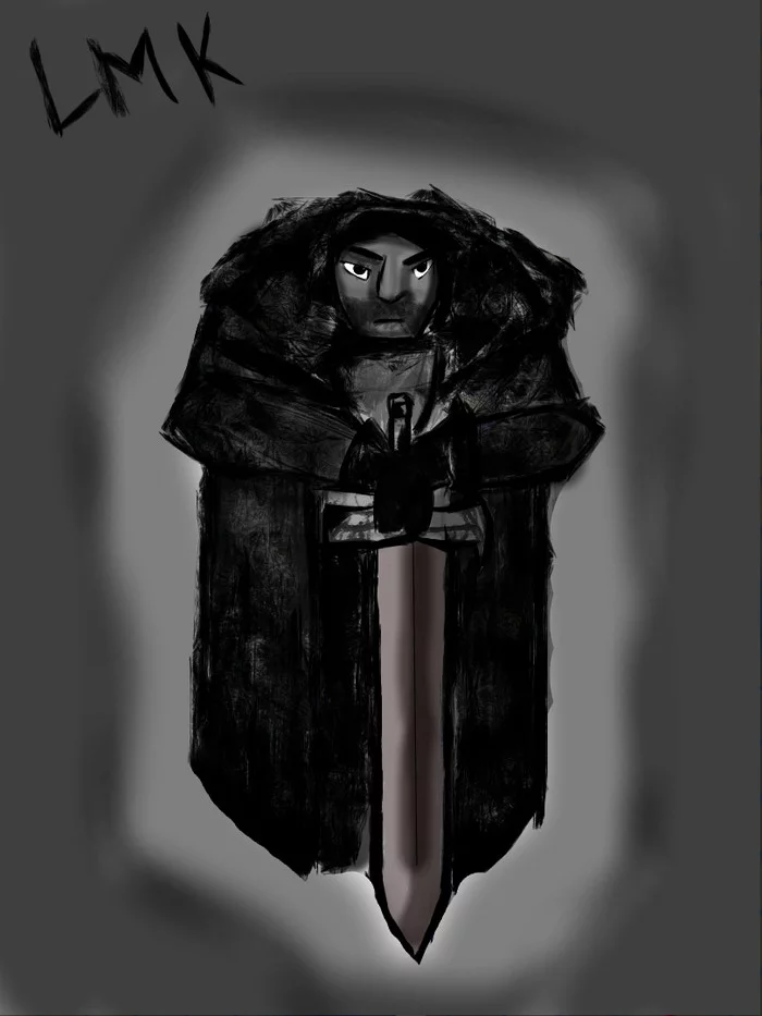 Winter Jacket - My, Art, Drawing, Warrior, Knights