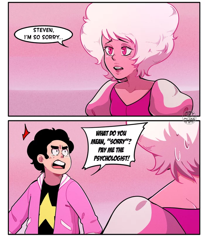 Steven Universe Future - Steven universe, Comics, Nervous collapse, Pink Diamond