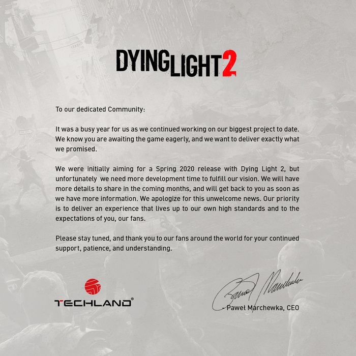 Techland   Dying Light 2    Techland, Dying Light 2, Dying Light, , ,  