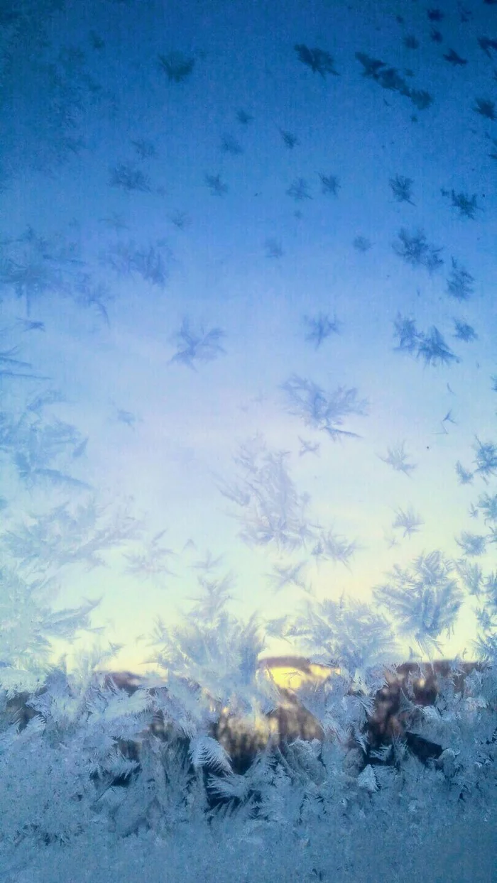 Winter#4 - My, Winter, Cold, freezing, Patterns on the window, Window, The photo, Longpost, beauty